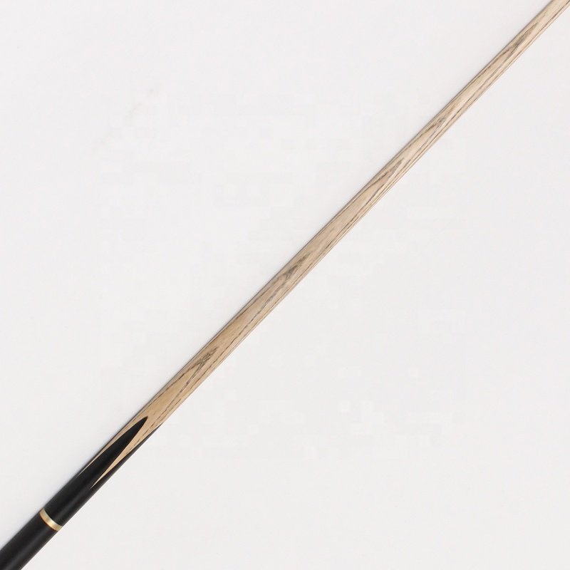 TQG-JX-029 Dyed Ebony Stick with Three-Quarters Brass Joint 10mm White Wax Wood Pool Cue Handmade 57\" Ash Tip Snooker Cue