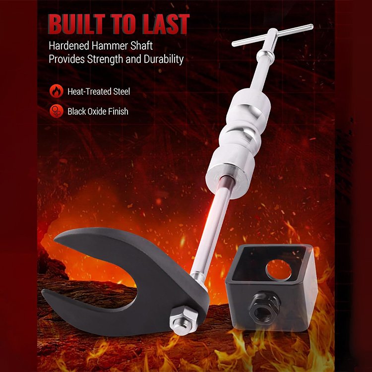 Front Wheel Drive Axle Half Shaft Removal Tool Kit With Inner Cv Axle Puller With Heavy Duty Slide Hammer