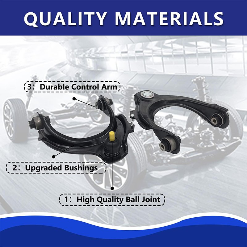 K620616 K640289 Suspension Kit Control Arm Set With Ball Joint Replacement for Honda Accord 2003-2007 Acura TSX 2004-2008 2.4L