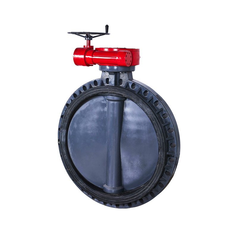 COVNA Flange Type DC 12V Modulating Electric Motorized Butterfly Valve CPVC Plastic Electric Butterfly Valve for Sea Water