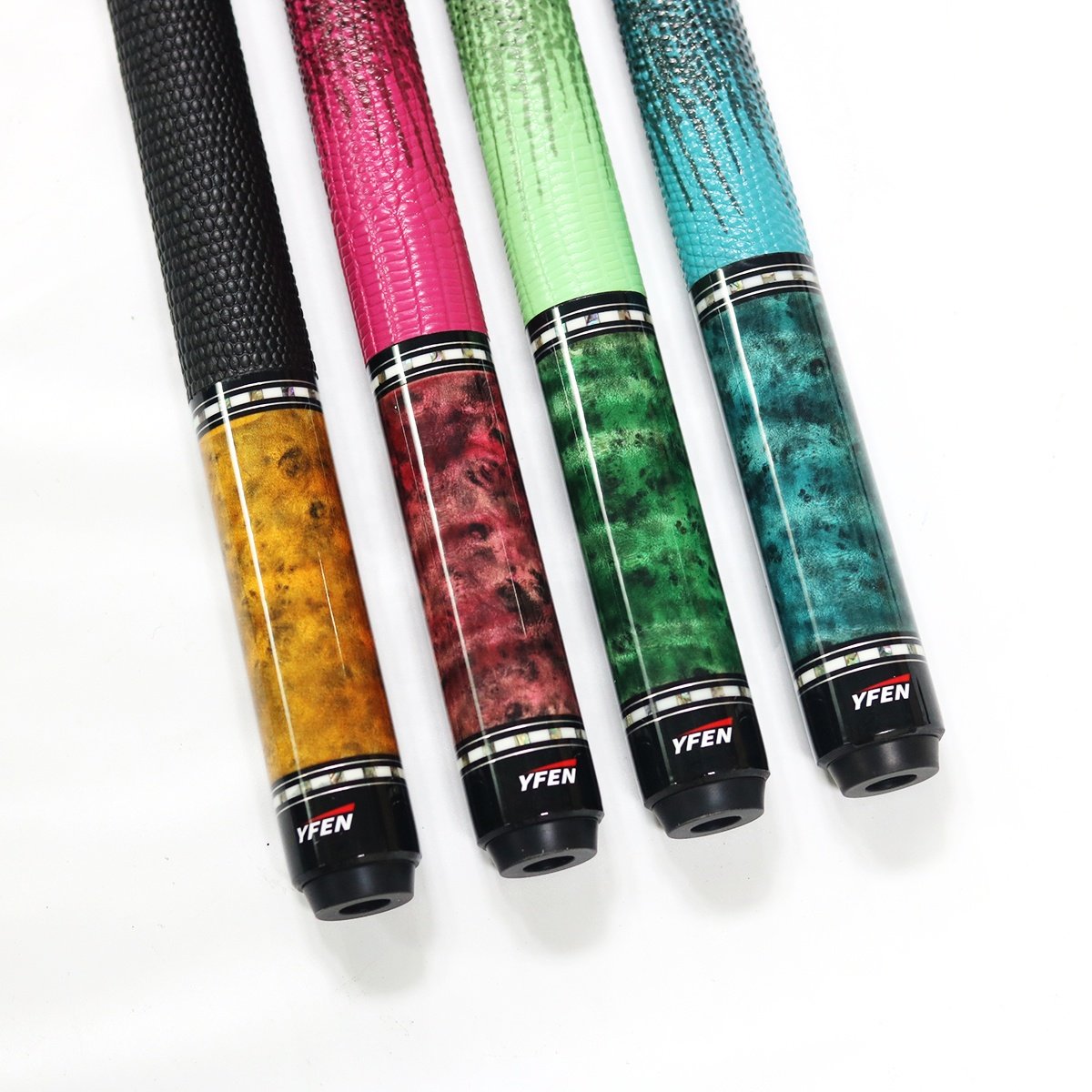 Newest Carbon Fiber Shaft Maple Butt 12.5mm/11.5mm 1/2 Billiard Pool Cue With Extension