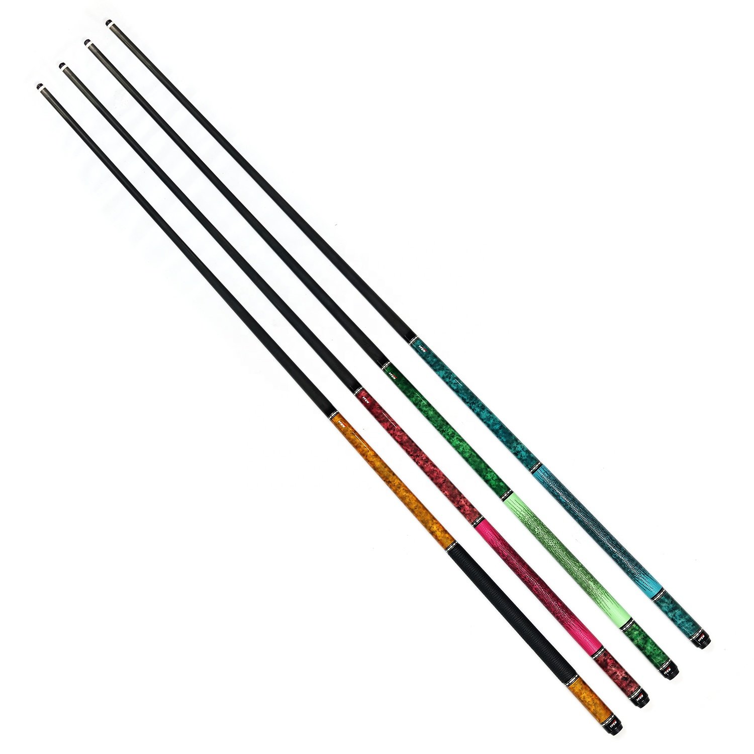 Newest Carbon Fiber Shaft Maple Butt 12.5mm/11.5mm 1/2 Billiard Pool Cue With Extension