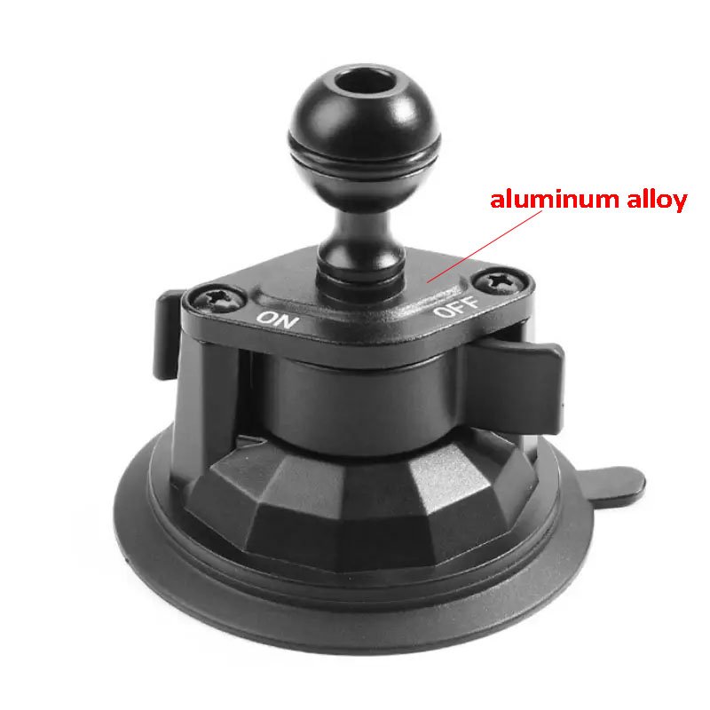 Car Accessories 25mm 20mm 17mm Ball Joint Mount with Suction Cup for Industry Mount Carbon Fiber Telescopic Arm Phone Holders