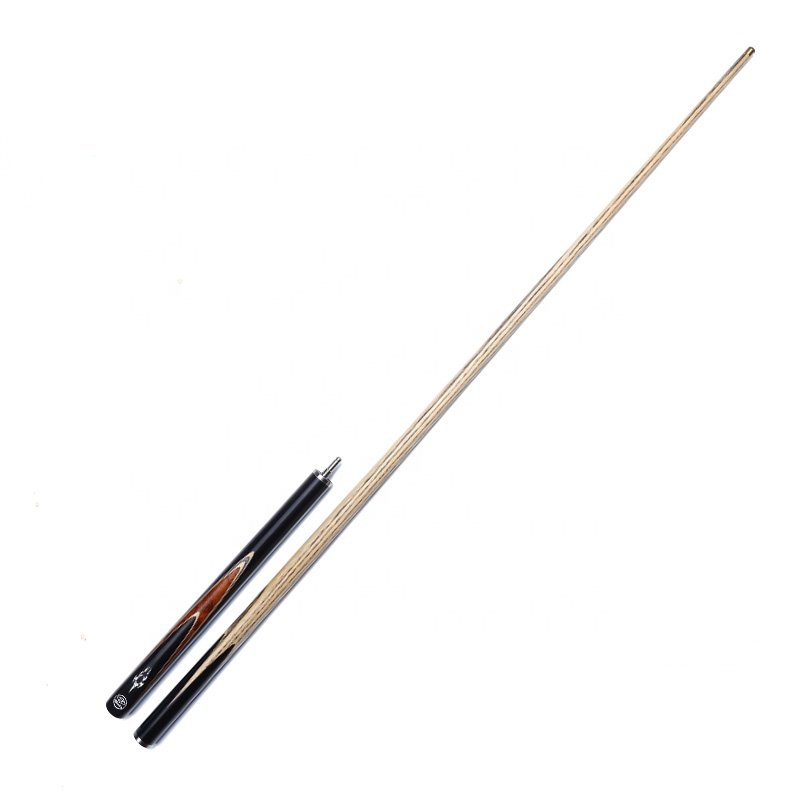 Free Shipping Handmade Snooker Stick 3/4 Stainless Steel Joint Billiard Snooker Cue with Extension and case and Cue Tip on Sale