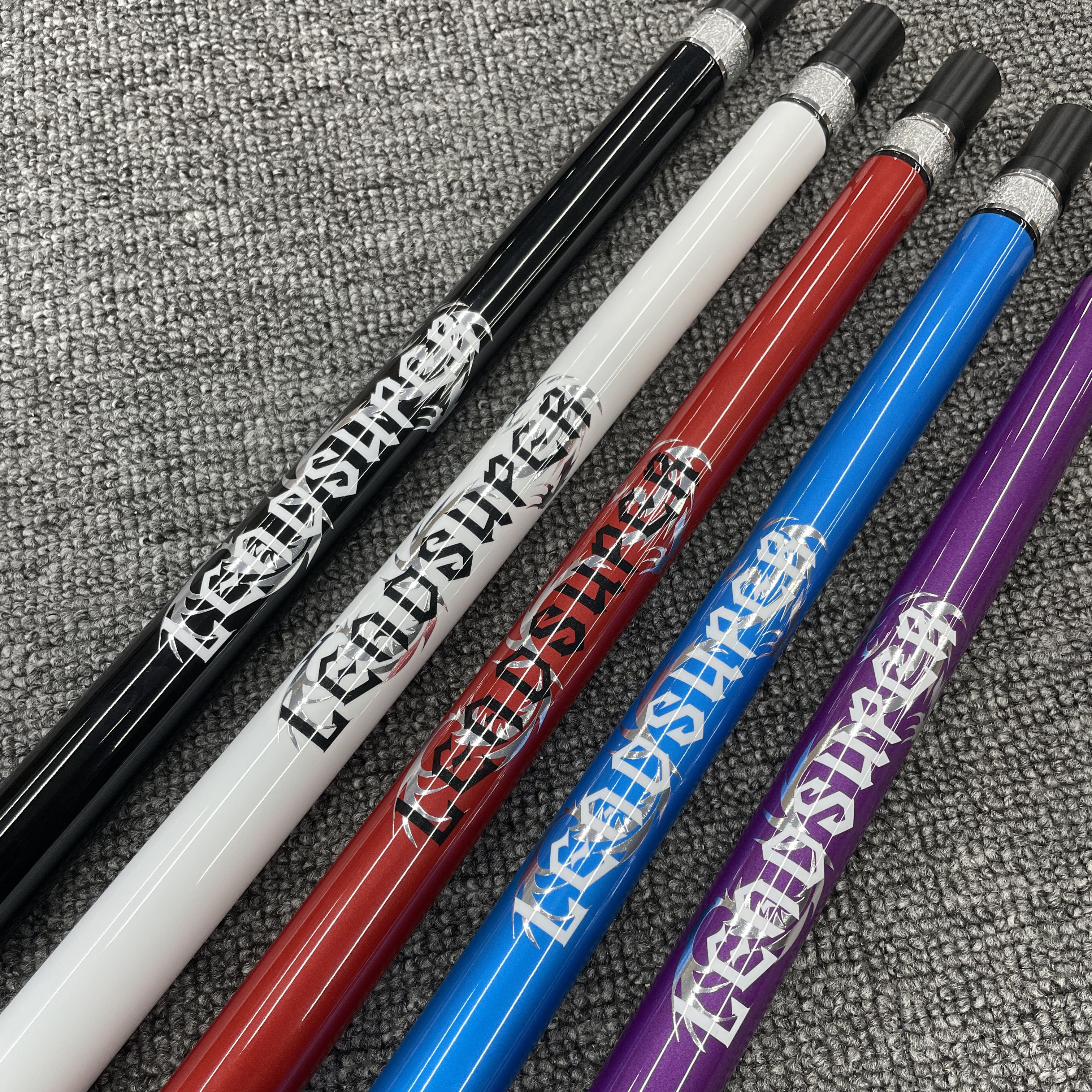 Superior Handmade Leadsuper P14 Carbon Fiber Pool Cue 12.5mm Tip with Unilock Joint for Sale