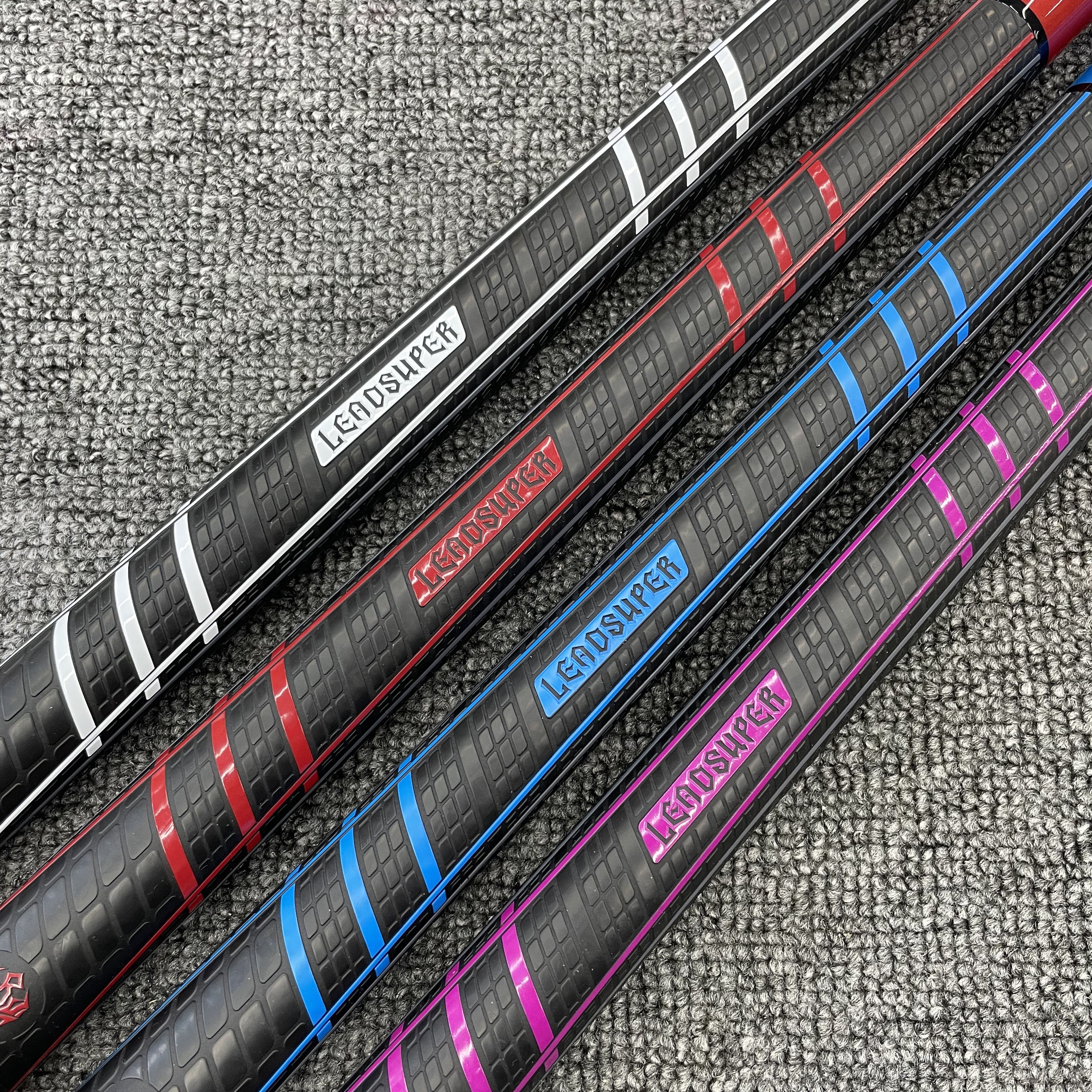 Superior Handmade Leadsuper P14 Carbon Fiber Pool Cue 12.5mm Tip with Unilock Joint for Sale