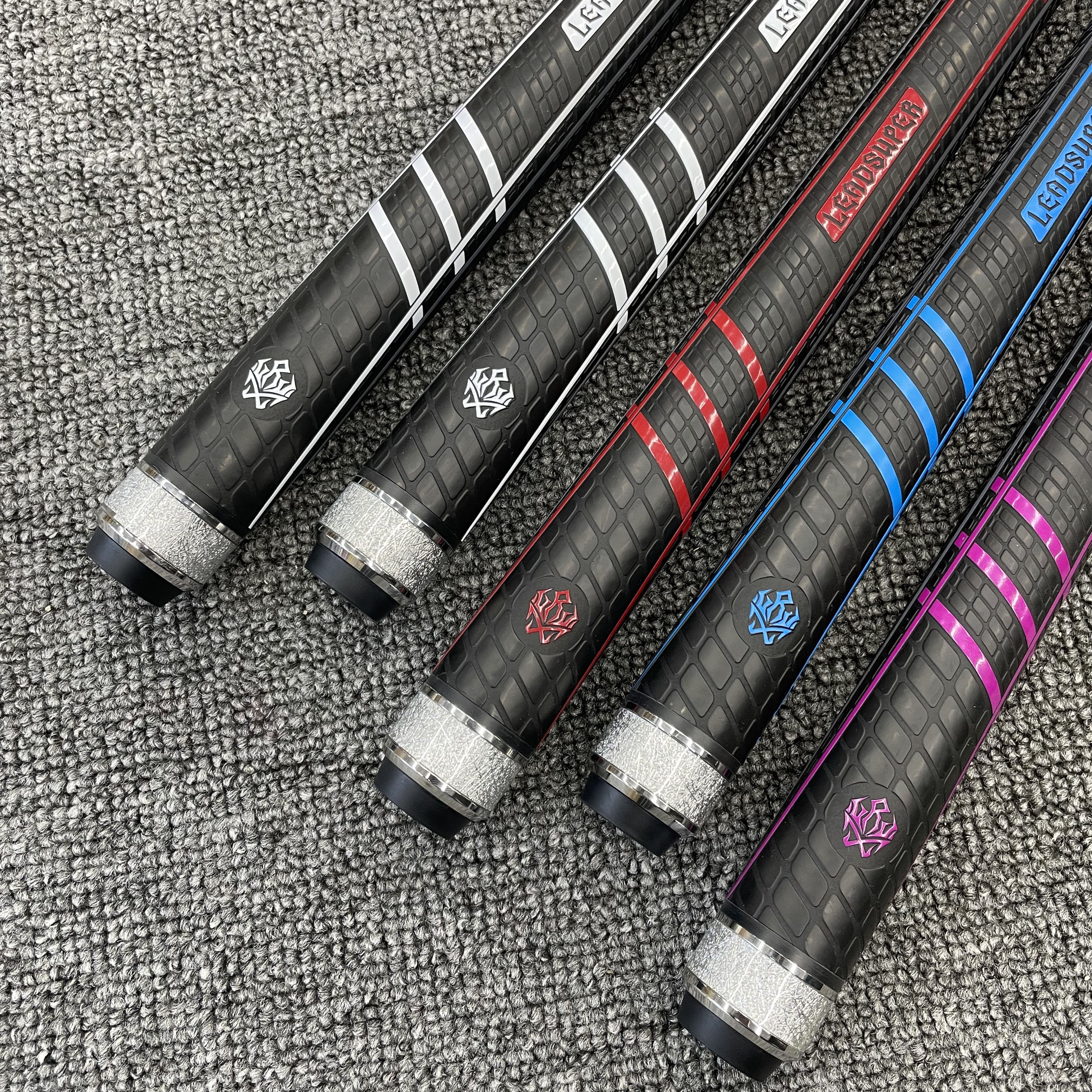 Superior Handmade Leadsuper P14 Carbon Fiber Pool Cue 12.5mm Tip with Unilock Joint for Sale