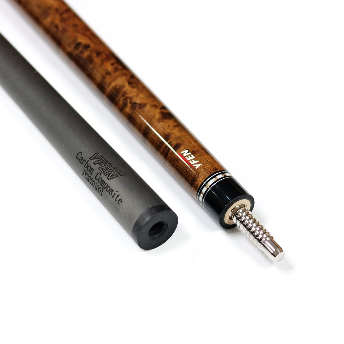 Superior Quality Full Carbon Fiber Shaft YFEN Billiard Pool Cue 11.5 mm 12.5 mm Tip