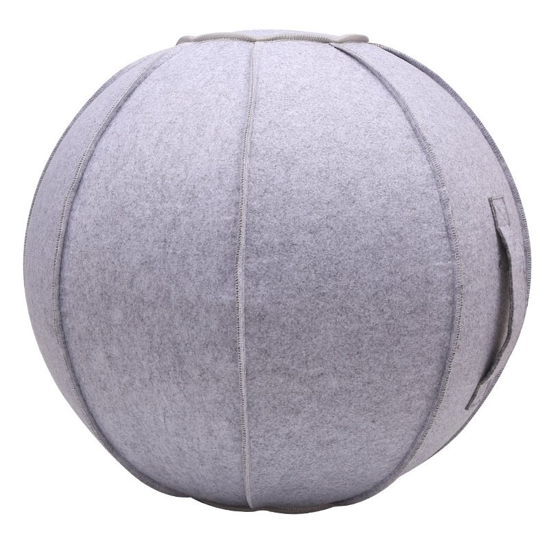 Office Yoga Exercise Ball Chair Stabilized GYM Ball Cover with Handle 65cm PVC Yoga Balls