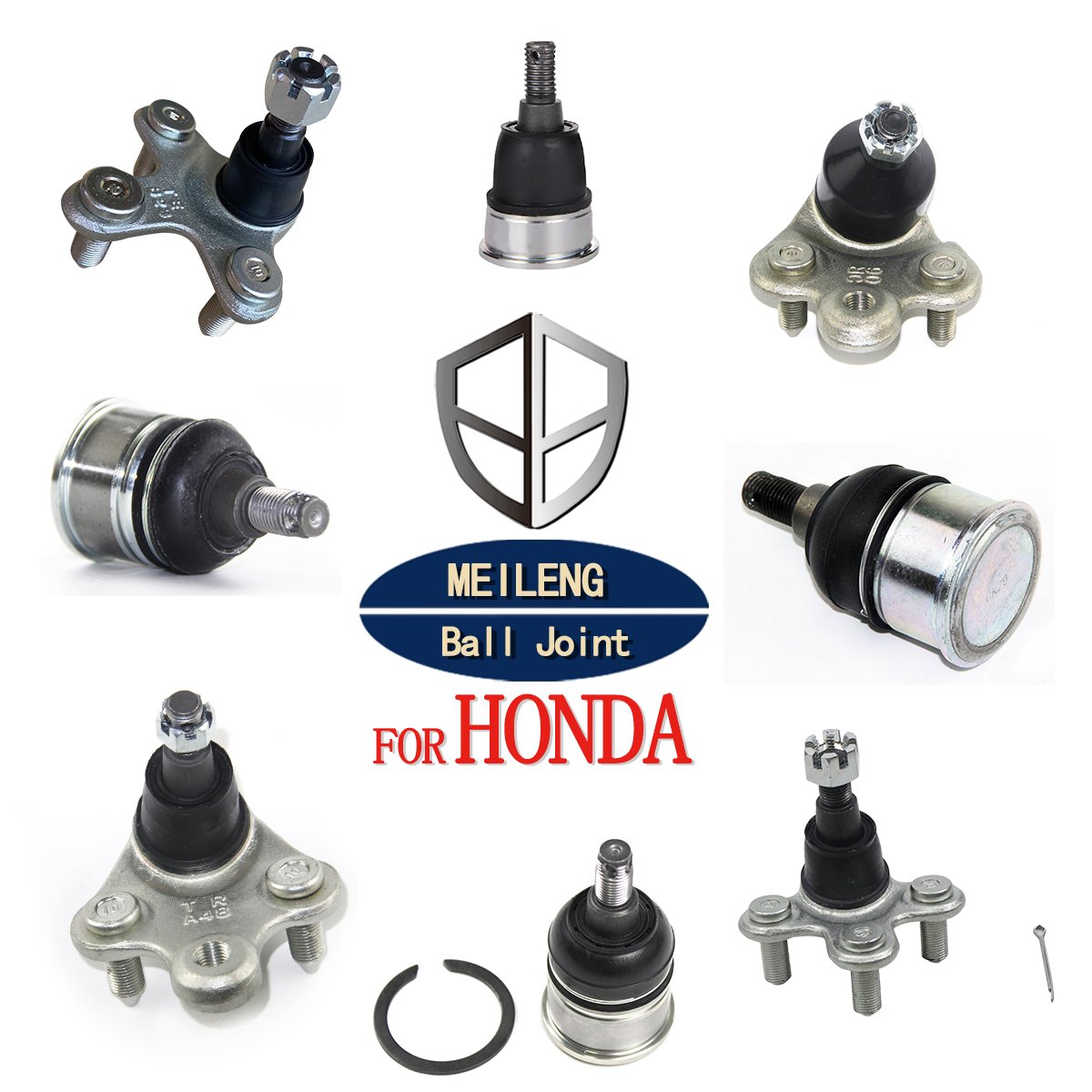 For honda Car Suspension System Parts Shock Absorber Pulley Tensioner Control Arm Mountings Bush Ball Joint Tie Rod End