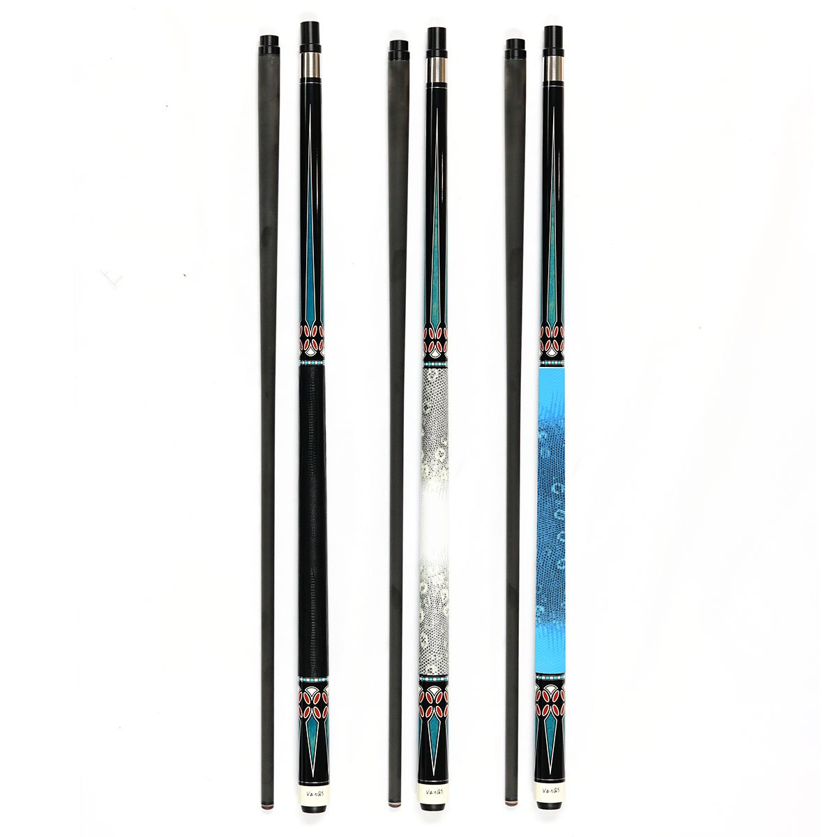 Hot Sell High-tech Handmade Uni-lock Joint Carbon Shaft Pool Cue With Cue Bag