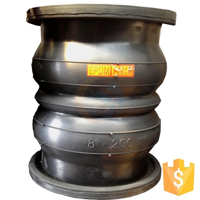 Double Ball Rubber Expansion Joints Coupling Stainless Steel JGD Silicone Pipe Fitting Steam Rotary Joint Flange 3 Years Equal
