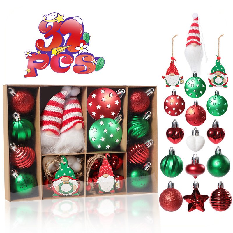 Christmas Balls Ornaments Set for Christmas Tree Decor Holiday Wedding Party Decoration Vietnam Supplier Wholesale