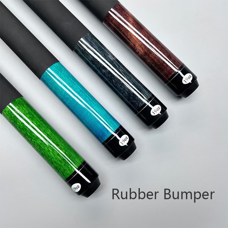2-Piece Maple Wood Billiard Pool Cue Sticks with 13 mm Cue Tip 19 oz for Billiard Club.