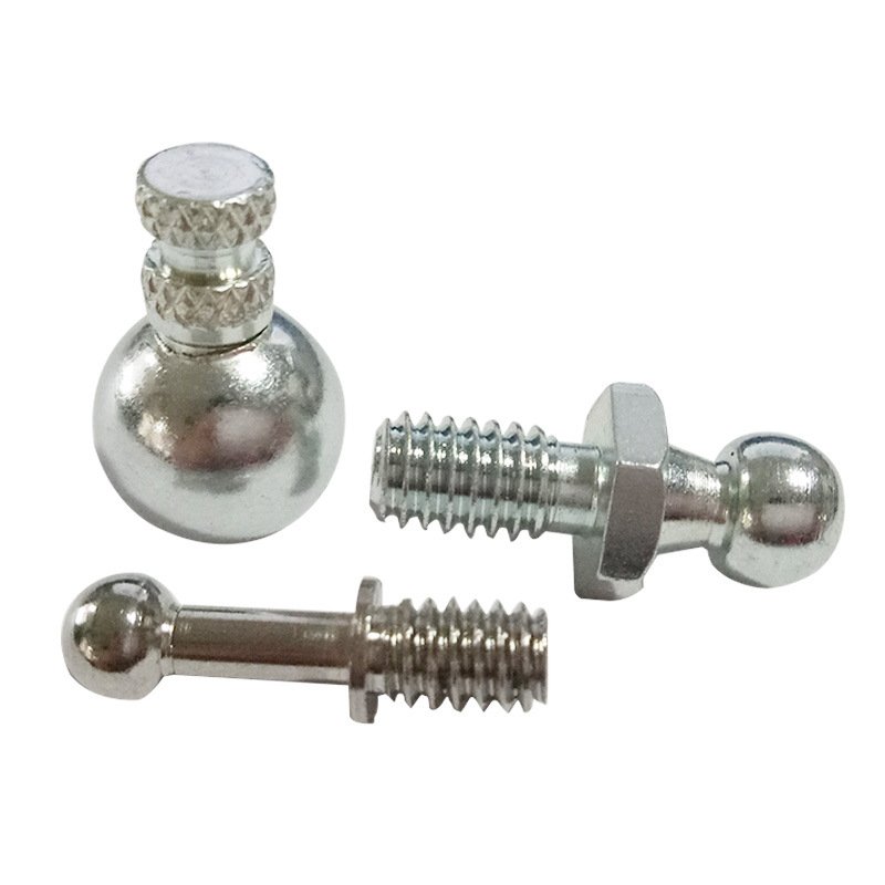 Customized CNC Milling Stainless Steel Ball Head Bolt Ball Joint Bolt Nut