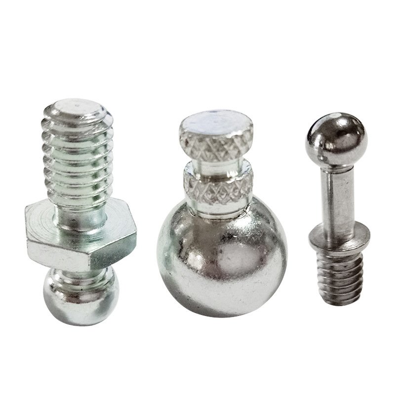 Customized CNC Milling Stainless Steel Ball Head Bolt Ball Joint Bolt Nut