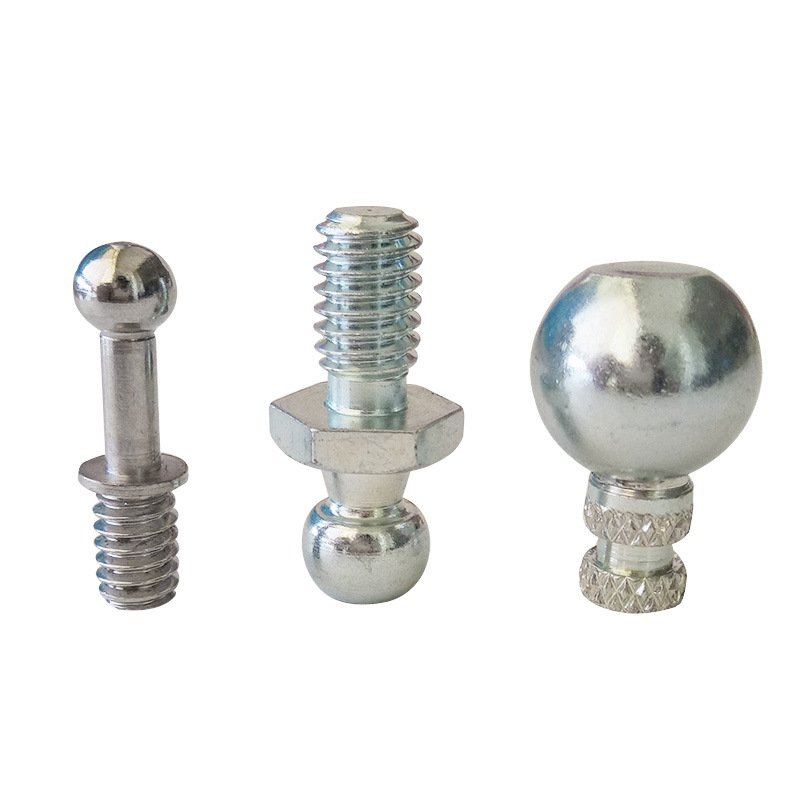 Customized CNC Milling Stainless Steel Ball Head Bolt Ball Joint Bolt Nut