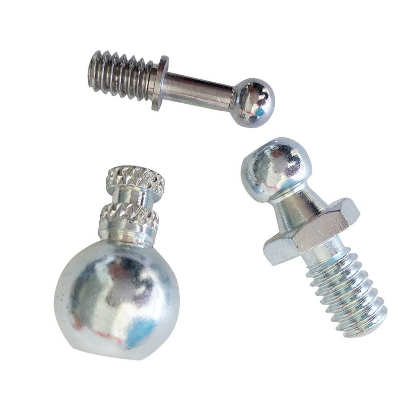 Customized CNC Milling Stainless Steel Ball Head Bolt Ball Joint Bolt Nut