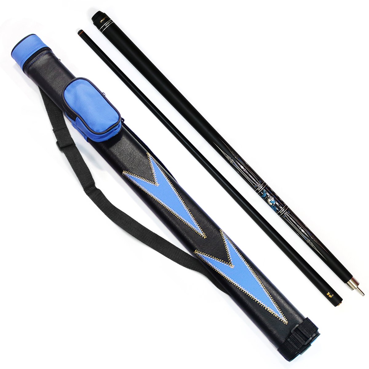 Cue Mall Carbon Graphite Billiard Stick Pool Cue Kit 12.5mm Tip with Bag for Pool Game