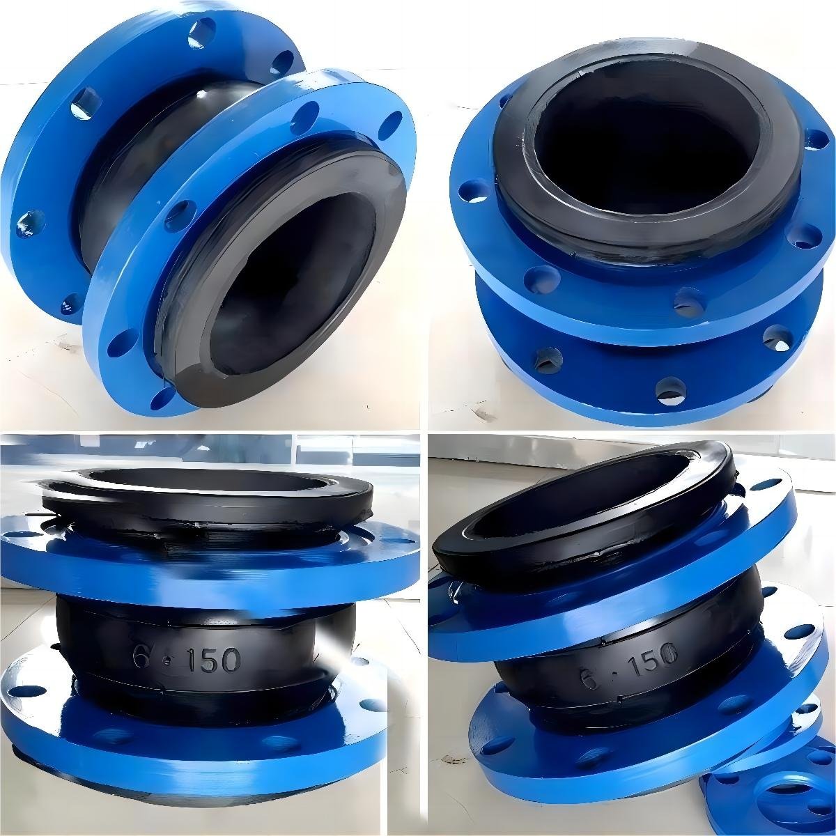 JIS Standard Galvanized Steel Gimbal Compensator Stainless Iron Flexible Rubber Expansion Joint Head Model Water Air