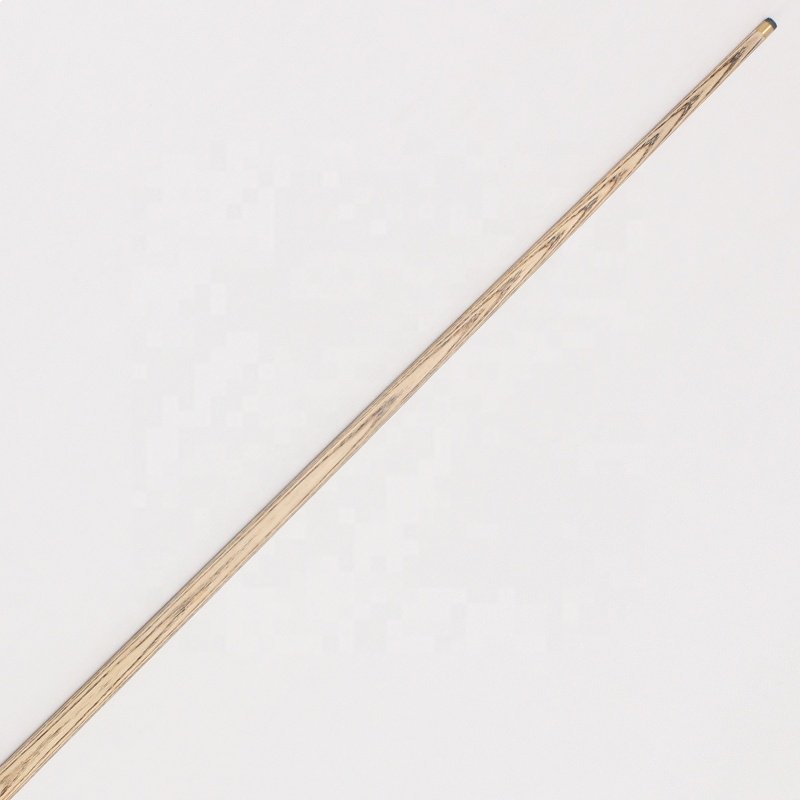 TQG-JX-019 57-Inch Three-Quarters 9.5mm White Wax Wood Digital Badge Stainless Steel Joint Ebony/Maple Butt Sleeve Snooker Cue