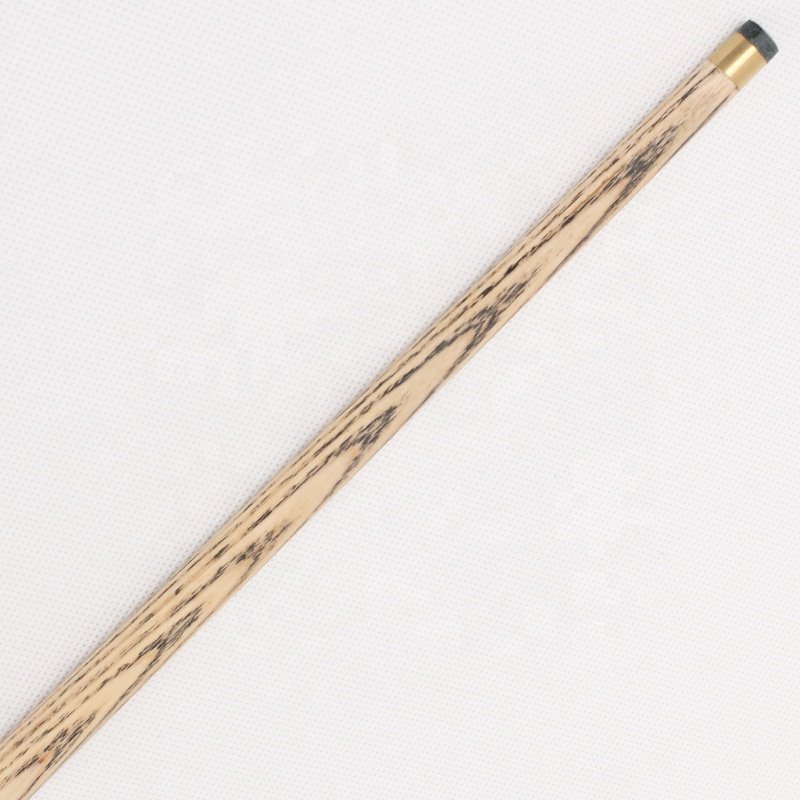 TQG-JX-019 57-Inch Three-Quarters 9.5mm White Wax Wood Digital Badge Stainless Steel Joint Ebony/Maple Butt Sleeve Snooker Cue