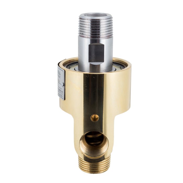 Water Resistant Flange Ball Bearing Rotary Union Rotating Brass Swivel Joints