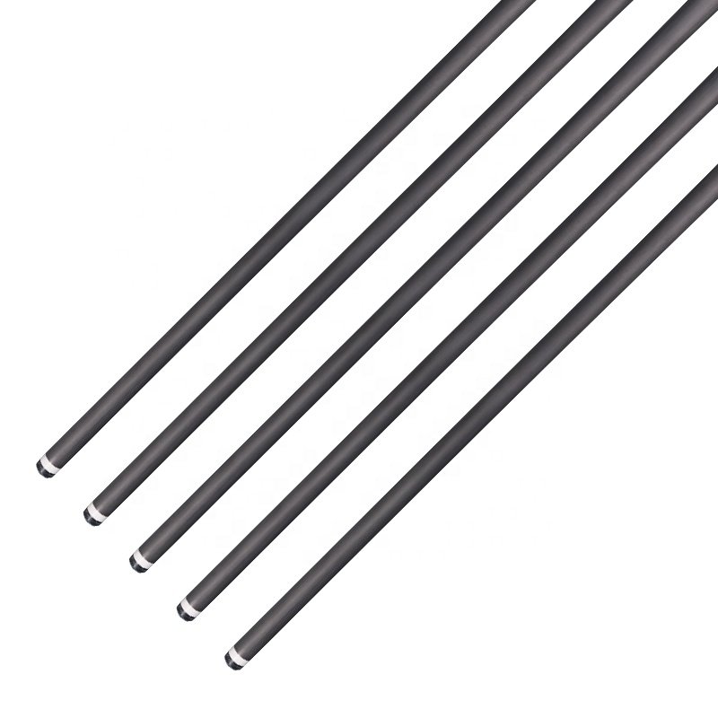 TQG-LC-081-5 1/2 Split 12..5mm with Multiple Designs Steel Joint and Label Maple Butt Billiards Cue Carbon Fiber Pool Cue