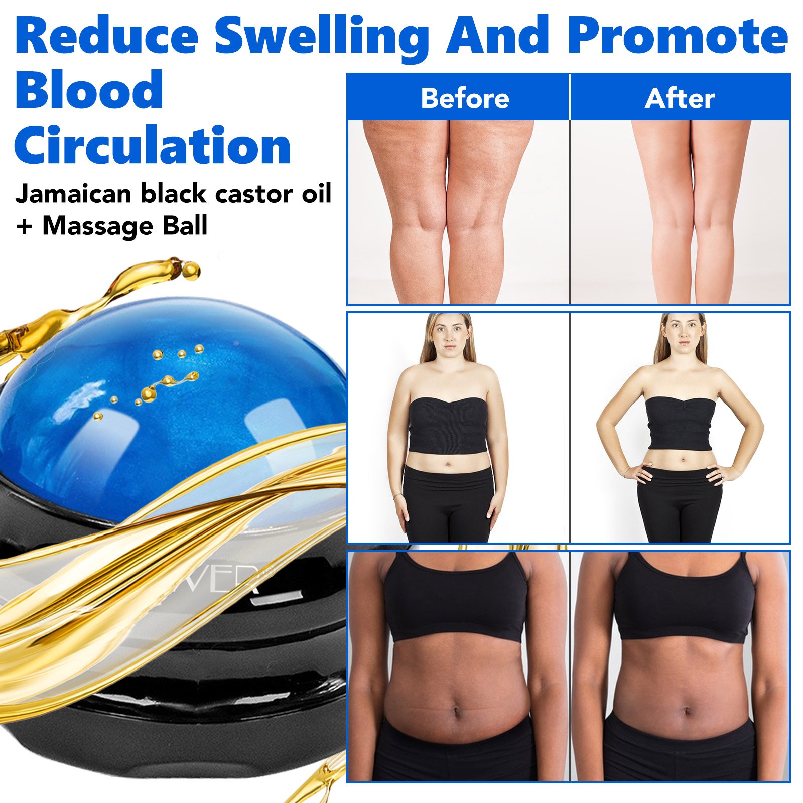 ALIVER Body Therapy Tool Foot Massage Roller Ball for Sore Muscles Oil Neck Back Deep Tissue Stiffness Joint Pain Stress Relief