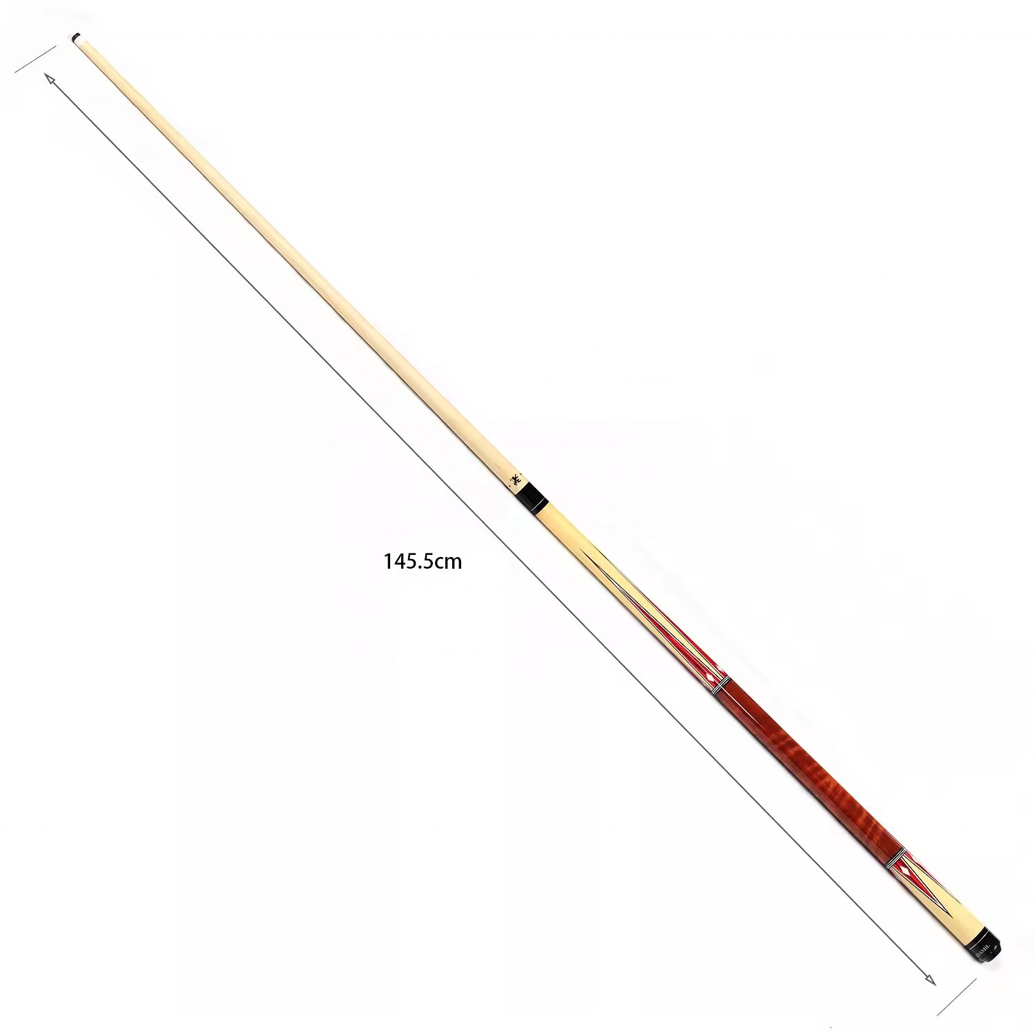 Hot Sell Maple 1/2 Wood Jointed 57 Inch 13mm Tip Billiard Carom Cue Stick