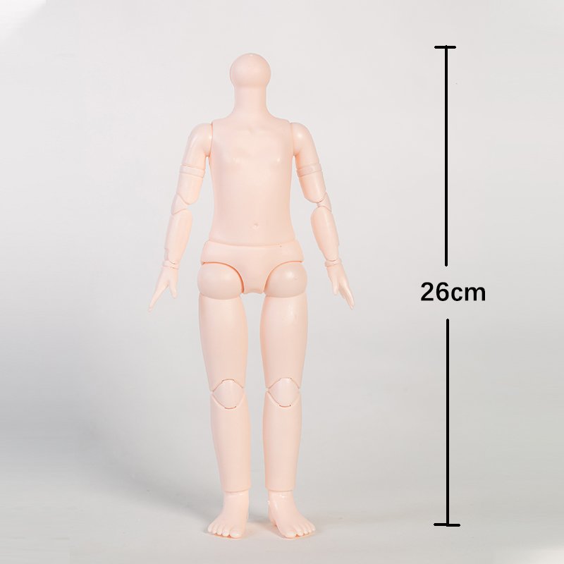 1/4 BJD Doll Body Ball Jointed SD Dolls 15 Joints Move DIY Doll