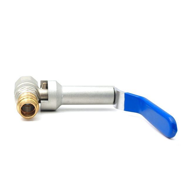 BH Press Brass Ball Valve with Long Neck Joint End and Press End