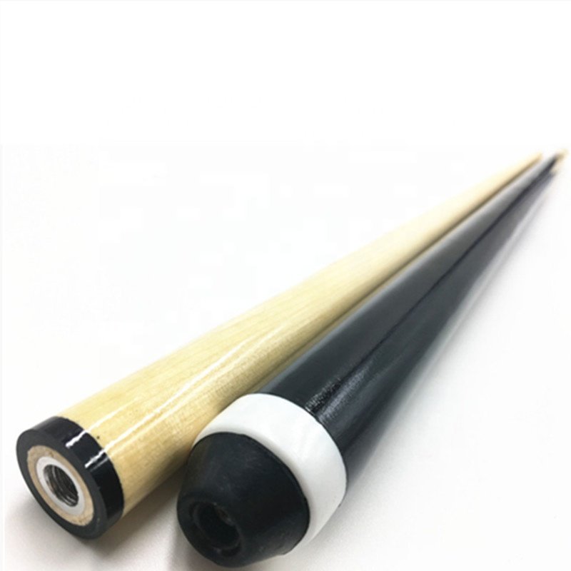 Economic White Wood 1/2 Jointed 57 Inch 12/13mm Tip Billiard Pool Cue Stick