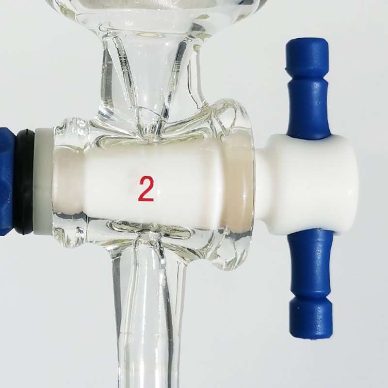 Chromatography Column with Ball Joint 35/20 and Fritted Disc Borosilicate 3.3 Glass Chemistry Laboratory Glassware