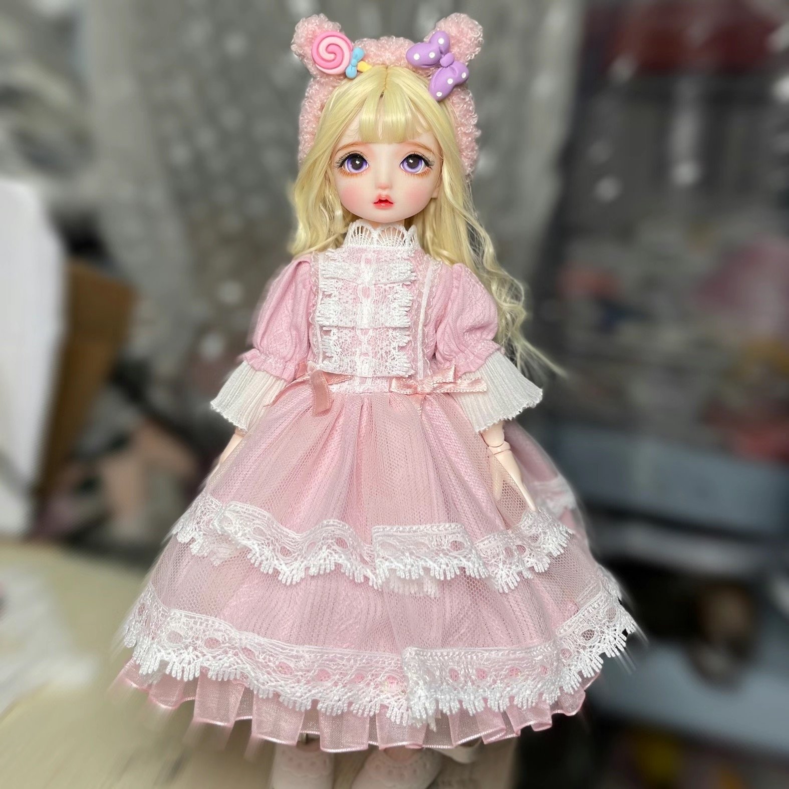 Handmade 1/6 Mini Fashion BJD Doll Jointed Ball MSD Cute Make up Movable Princess Clothes Suit Accessories Baby Toy Nude Girls