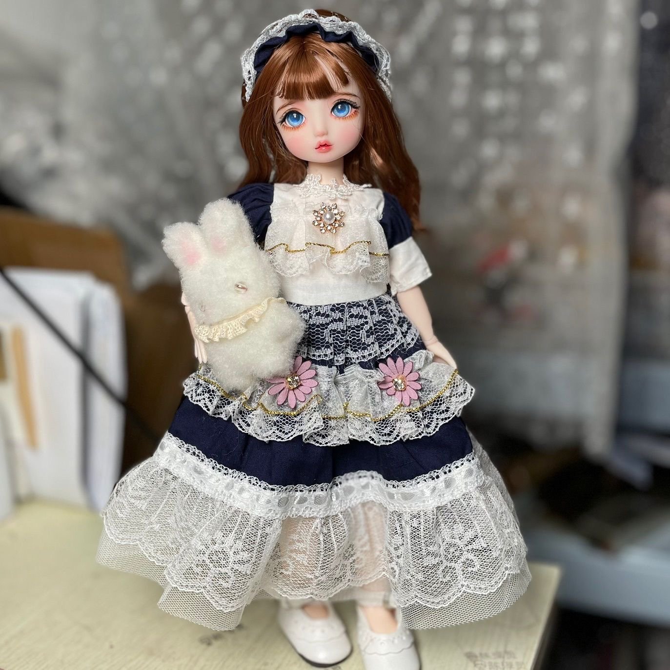 Handmade 1/6 Mini Fashion BJD Doll Jointed Ball MSD Cute Make up Movable Princess Clothes Suit Accessories Baby Toy Nude Girls