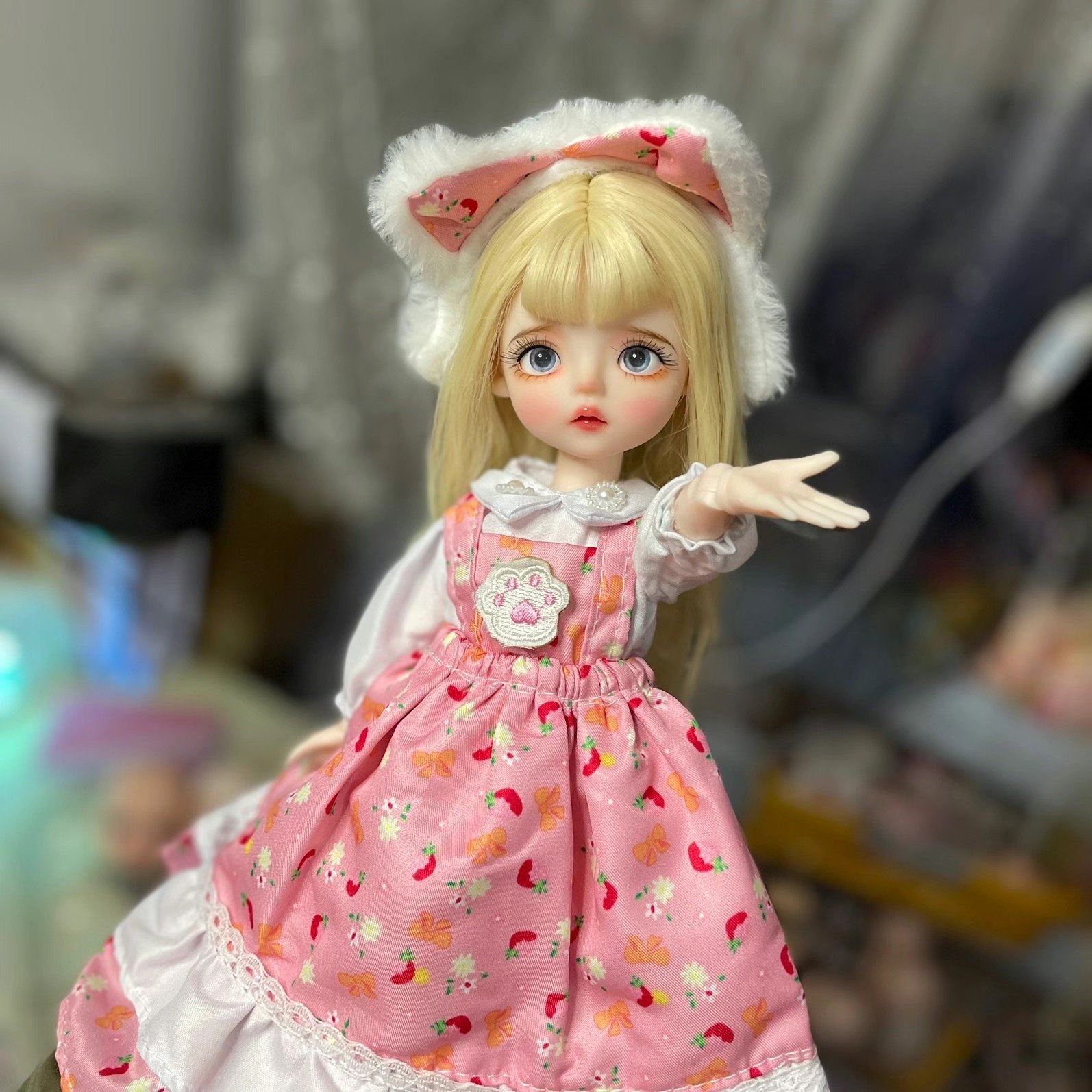 Handmade 1/6 Mini Fashion BJD Doll Jointed Ball MSD Cute Make up Movable Princess Clothes Suit Accessories Baby Toy Nude Girls