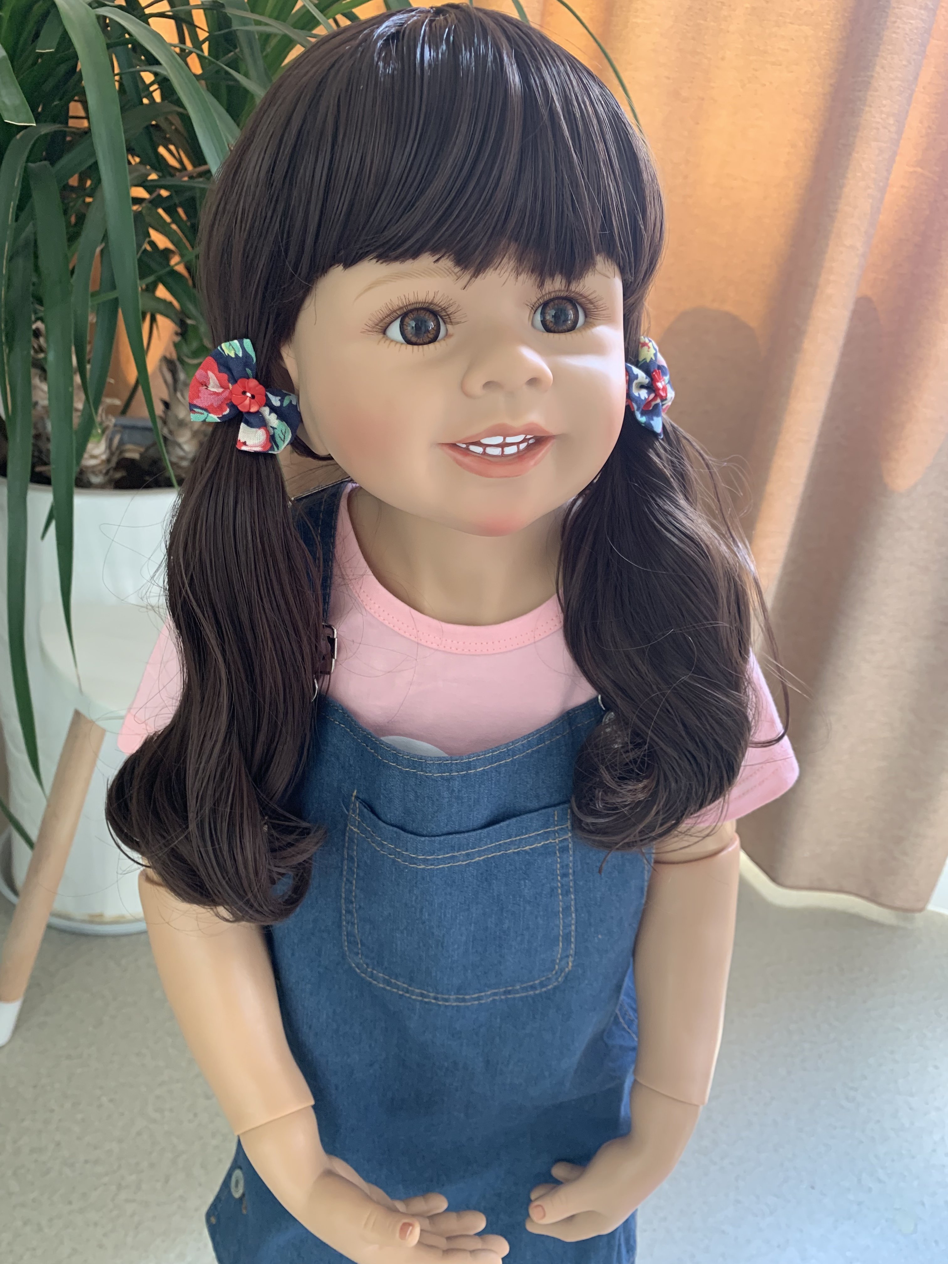 Huge Doll 98CM Original Bebes Reborn High Quality Hard Vinyl Bebes Reborn Foll Body Ball Jointed Doll Collectible Art