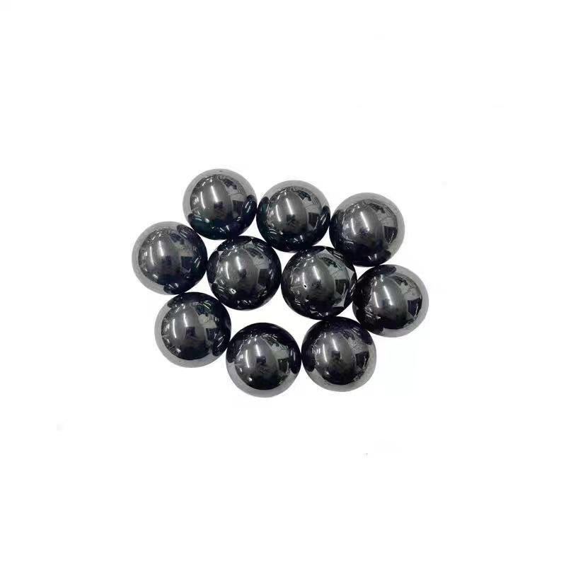 Customized High-performance Ferrite Anisotropic Black Gloss Massage Special Magnetic Ball Oval Ferrite Magnetic Beads