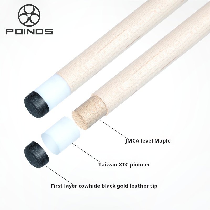 13mm Tip 58inch 1/2 Split Billiard Pool Cue With Barrel JMC a Degree Maple Nine-ball Cue Stick