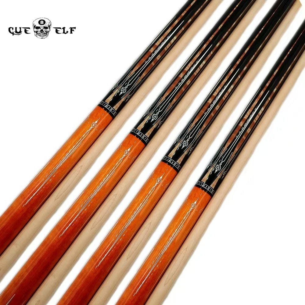 Xmlinco 58-Inch High Grade Pool Cue 1/2 Split Radial Joint Hard Maple Wood Shaft Stainless Steel Hot Selling 1/2 Split Cocobolo