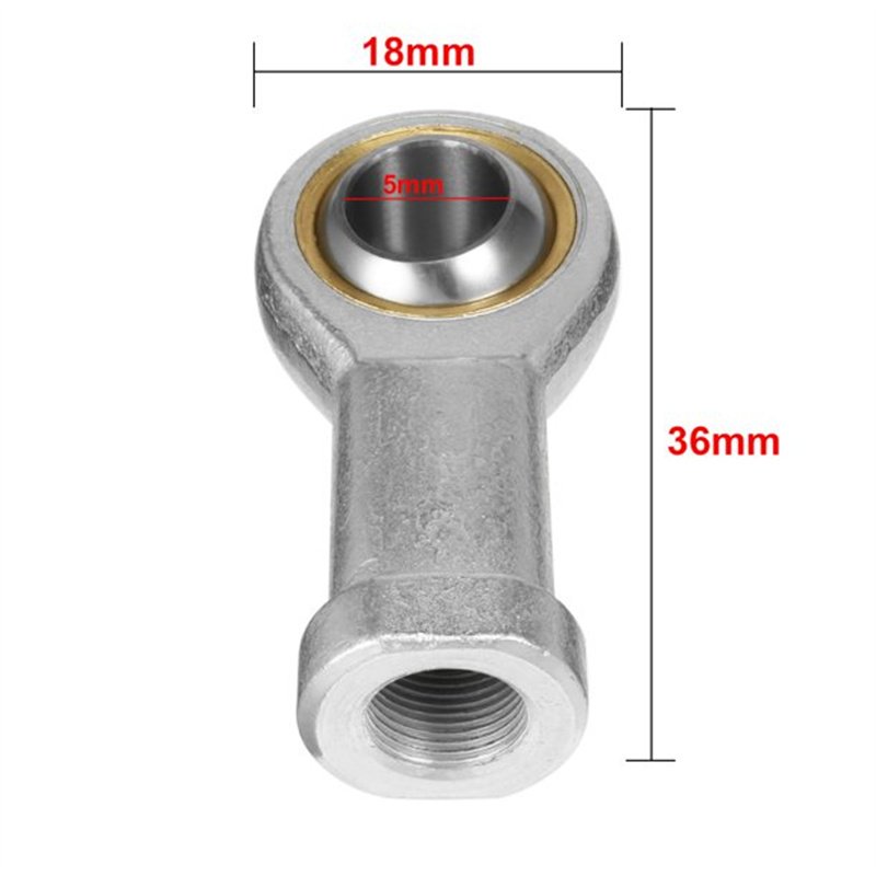 PHS8 8mm Bore Diameter Carbon Steel Forging Auto Ball Joint Road End Bearing
