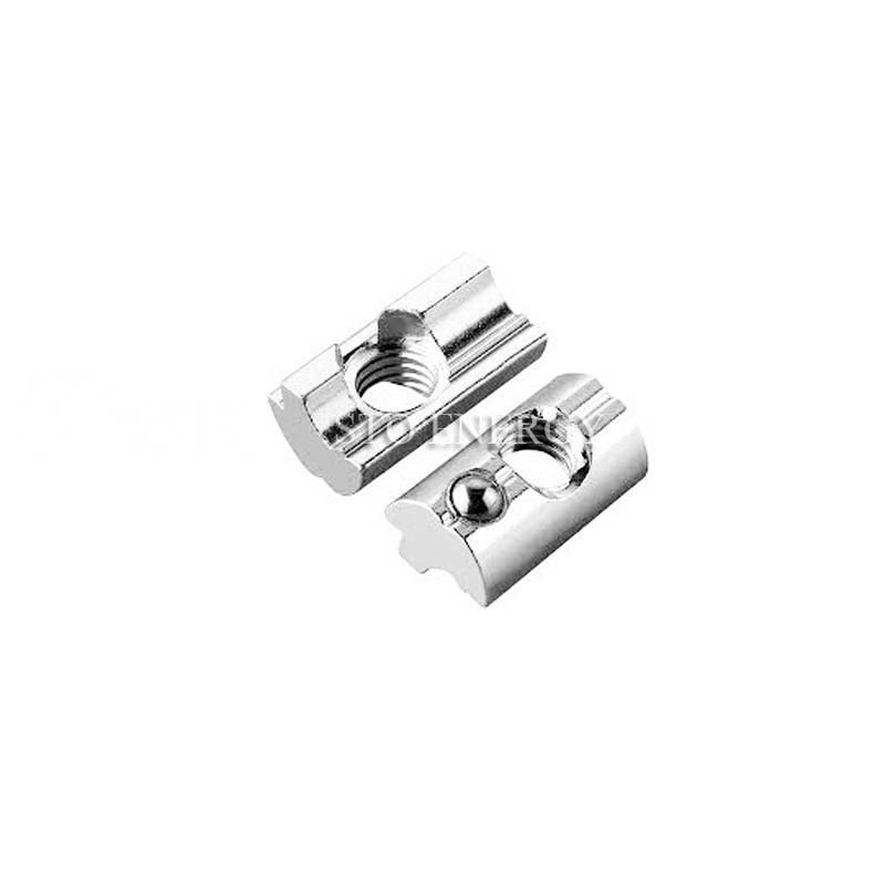 T-Mutter Nutenstein Nut Aluminum M8 Slide Nut Solar Slot Nut for Solar Mounting Bracket