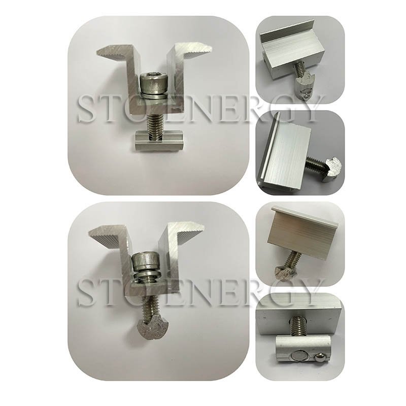 T-Mutter Nutenstein Nut Aluminum M8 Slide Nut Solar Slot Nut for Solar Mounting Bracket