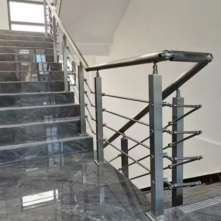 Custom Stainless Steel Standard Railing Height for Stairs Stainless Steel Stair Railing Post