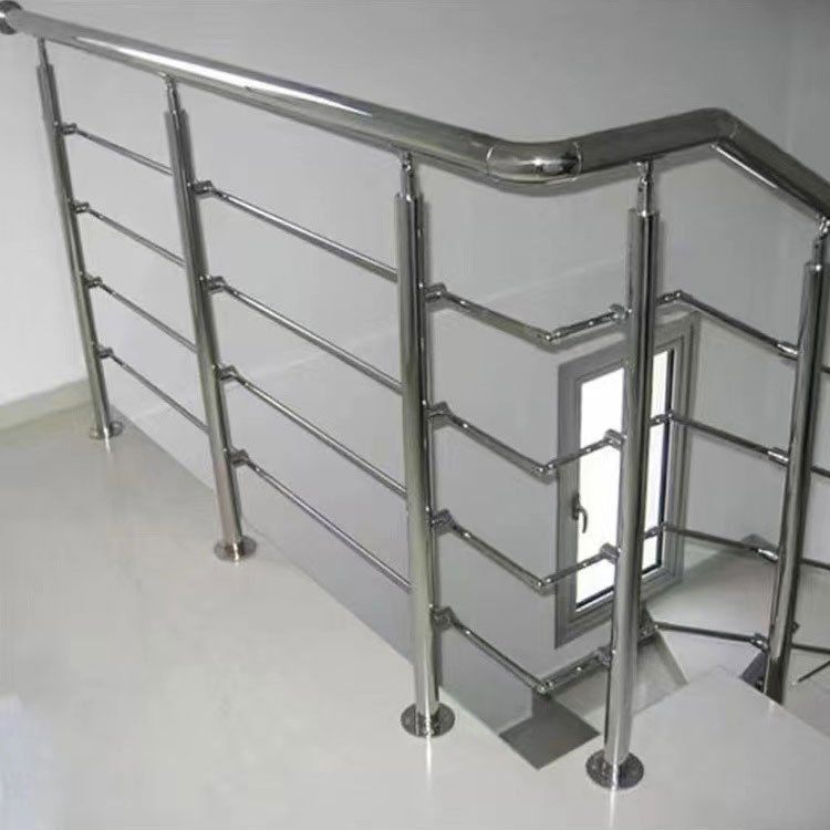 Custom Stainless Steel Standard Railing Height for Stairs Stainless Steel Stair Railing Post