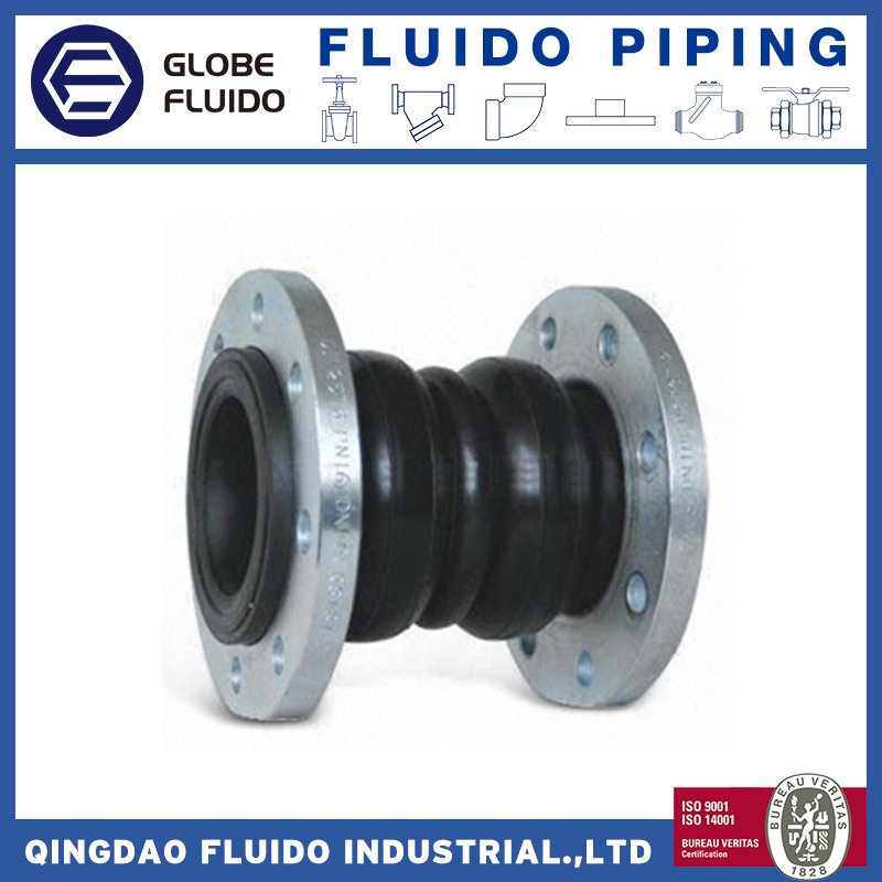 ANSI DIN EN1092 Single Ball Flexible EPDM/NBR/Nr/FKM Rubber Expansion Joint Customized