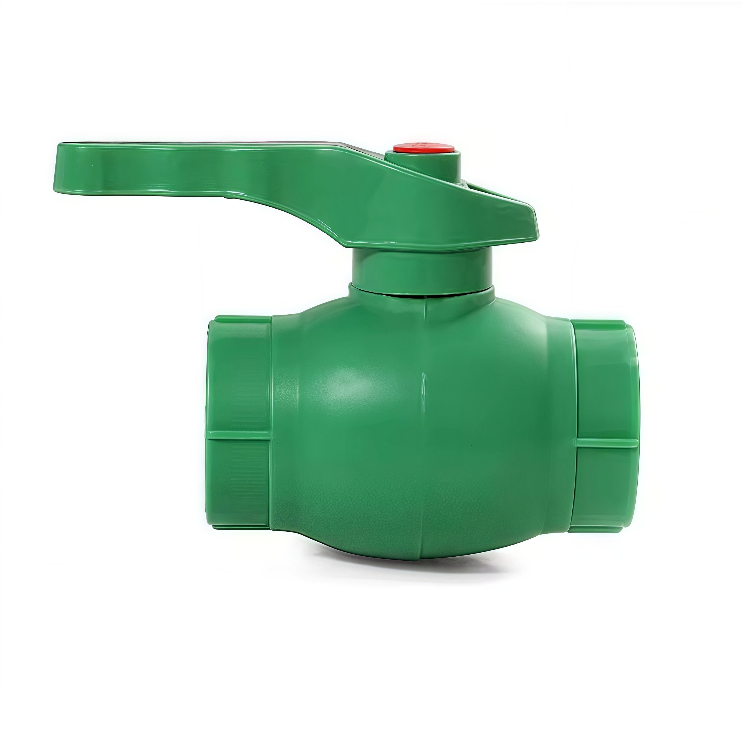 All Plastic Water Pipe Valve Fittings Joints High Quality Wholesale Ppr Hot Melt Plastic Copper Core Ball Valve Fittings Green