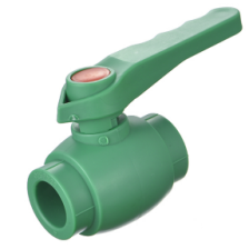 All Plastic Water Pipe Valve Fittings Joints High Quality Wholesale Ppr Hot Melt Plastic Copper Core Ball Valve Fittings Green