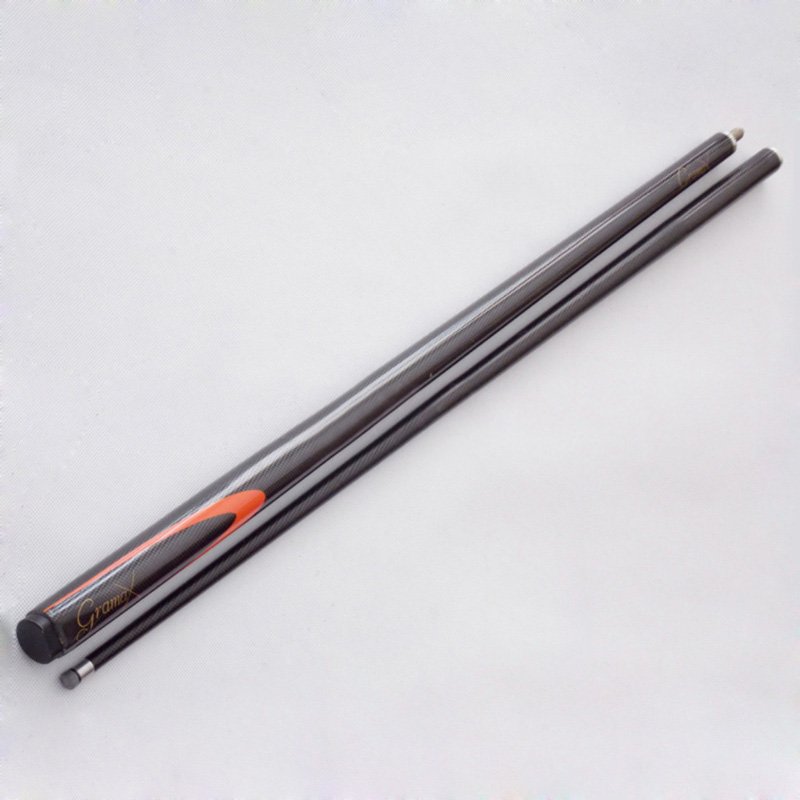 57inch 9.5mm Tip Fiberglass Graphite Billiard Pool Cue 2-Piece